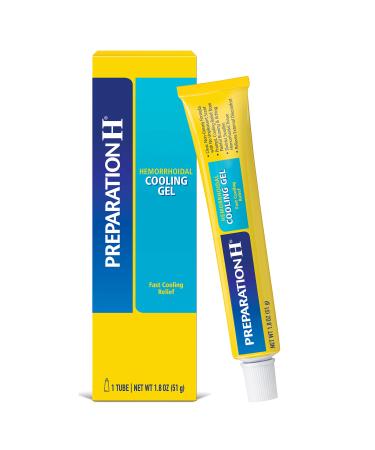 Preparation H Hemorrhoid Cooling Gel with Aloe for Fast Discomfort Relief - 1.8 Oz Tube