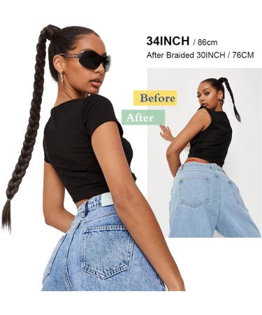 Ponytail Extension Tie Fake Hair Extensions Long Synthetic Braided Ponytail Hair Extension for Women Hairpiece Pony Tail with Hair Ponytail Hair Extension(Color:Pink) - Buy Online on GoSupps.com