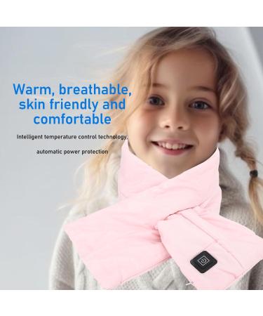 Eastalolo USB Heating Cushion - Adjustable Temperature Heated Scarf for Winter Outdoor Sports - Pink Neckerchief - Buy Online on GoSupps.com