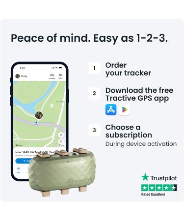Tractive XL GPS Dog Tracker | 1 Month Battery Life | Global Real-Time Location | Escape Alerts | Health Monitoring - Buy Online on GoSupps.com