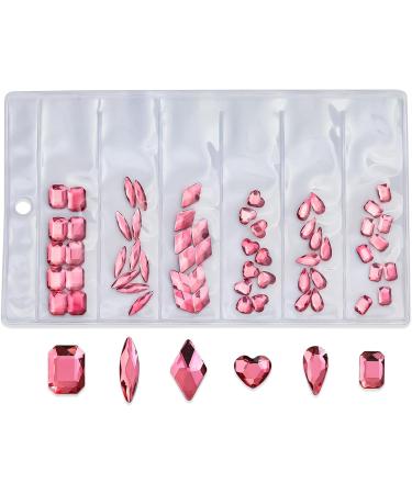 FEIlei 60Pcs Flatback Diamonds Jewelry Nail Art Rhinestones Decorations Manicure Charms - Buy Online on GoSupps.com