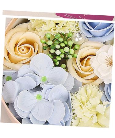 FRCOLOR 2 Pcs Soap Flower Gift Rose Soap Flowers Natural Bar Soap Natural Preserved Rose Soap Romantic Gift Rose Essential Oil Soap Rose Flower Petals Bar Soap Natural Flower Box Christmas - Buy Online on GoSupps.com