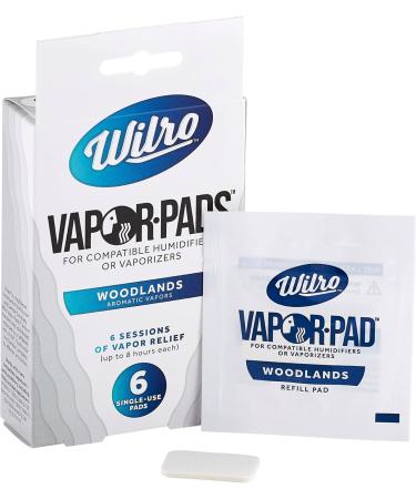 Wilro Woodlands Vapor Pads (6-Pack) Premium Natural Aromatherapy | International Shipping Available - Buy Online on GoSupps.com