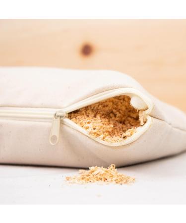 Zirbelino Sauna Pine Cushion 28x16cm | Cotton with Resinous Pine Shavings | Ideal for Bathroom Wardrobe & Sauna - International Shipping - Buy Online on GoSupps.com