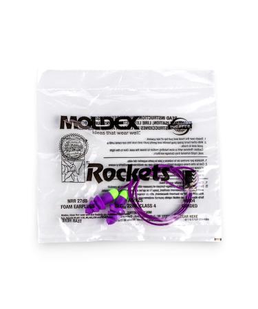 Moldex Rockets Corded Reusable Earplugs 6404 | NRR 27dB | International Shipping Available - Buy Online on GoSupps.com