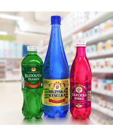 Bilinska Kyselka Mineral Water 6 Pack - Natural Sodium Bicarbonate Medium Mineralization - Czech Republic Health Drink - Buy Online on GoSupps.com