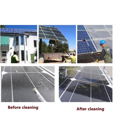 Window Cleaning Water-Fed Pole 3.6m-7.2m Window Telescopic Cleaning Brush with 4 Water Outlets and 55cm Brush Head Adjustable 180 Angle Save Time and Energy for Photovoltaic Panels - Buy Online on GoSupps.com