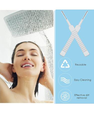 Hushee 100-Piece Shower Head Cleaning Brush Set - Anti-Clogging Nozzle Cleaner Tool for Shower, Keyboard & More | Multifunctional Hole Cleaning Brush - Buy Online on GoSupps.com