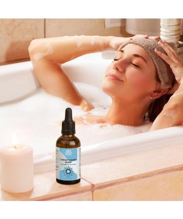 Relaxcation Throat Chakra Blend Oil | Blue Tansy Peppermint Eucalyptus & Rosemary | Botanical Oil for Clarity Confidence & Honest Expression | Ideal for Meditation | Vegan Cold Pressed (1 oz) 1 Fl Oz (Pack of 1) - Buy Online on GoSupps.com