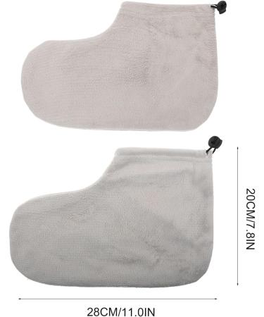 Minkissy Warm Foot Covers for Growth Therapy | Spa Socks & Paraffin Wax Heated Ankle Boots | Cotton Foot Bath Covers - Buy Online on GoSupps.com