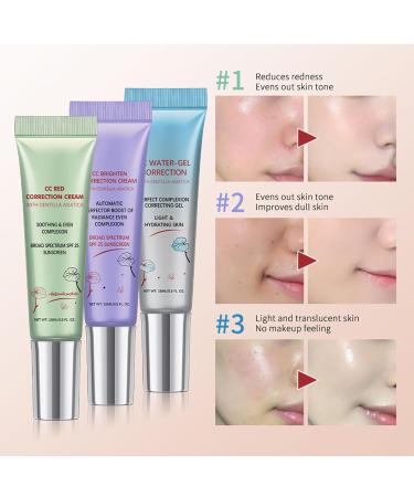 C Correction Cream Moisturizing Full Coverage Makeup Color Corrector Balances Skin Tone Invisible Pores Moisturizing Balances Skin Tone Purple - Buy Online on GoSupps.com