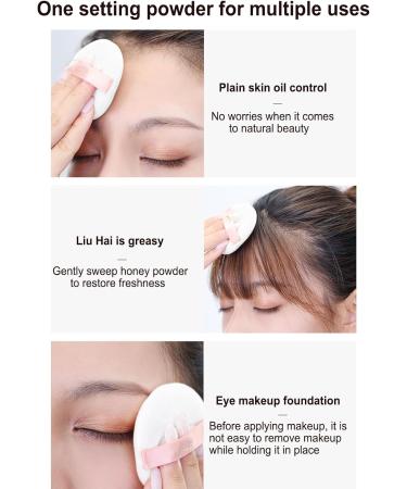 Pressed Powder Primer Matte Translucent Fixing Powder 10g Durable Light Portable Compact Translucent Fixing Powder for Long Lasting Makeup Anulely Transparent Color - Buy Online on GoSupps.com