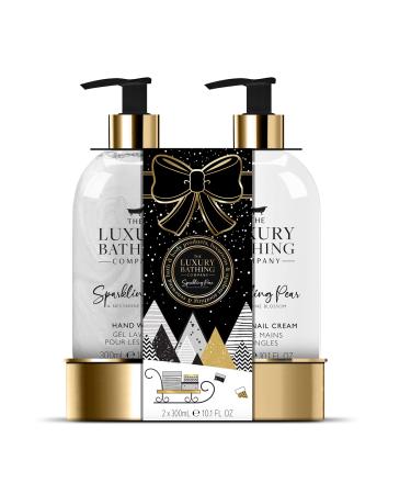 The Luxury Bathing - Sparkling Pear & Nectarine Blossom - Winter Love Hand Care Duo