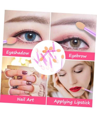 FOMIYES 240 pcs Dual Use Women Brush Heads Makeup Disposable Tube Double Lady for Aluminum Eye 6x1x0.8cmx3pcs Assorted Colorx3pcs - Buy Online on GoSupps.com
