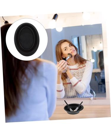 DOITOOL of Makeup Brush Makeup Brush Scrubber Pad Makeup Brush Cleaner Mat Brush Cleaning Mat Makeup Brush Mat Cleaner Foldable Makeup Brush Bowl Silica Gel Makeup Pad Not Hurt - Buy Online on GoSupps.com