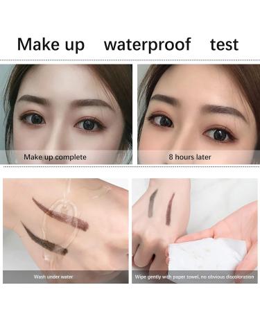 Professional Makeup Eyebrow Pencil | Stay & Me Waterproof Micro Brow Pencil with Brush | Vegan Durable Dual-Ended Brow Tool - Buy Online on GoSupps.com