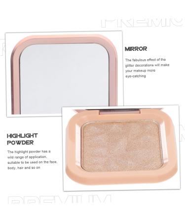 DOITOOL Highlighter Body Shimmer Glitter Face Powder Compact Body Makeup High Disc Miss Flash Makeup Palette - Buy Online on GoSupps.com