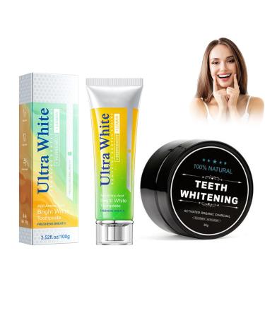 Shantou Yingji Toothpaste 100 g and 1 x Tooth Powder Refreshing Lemon Mint Toothpaste White Toothpaste Whitening Removes Stains Removes Tartar Soap1 11