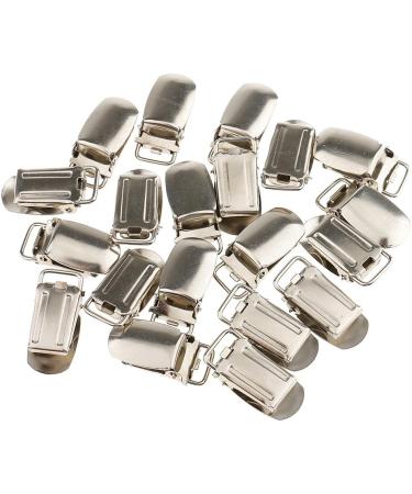 Pack of 20 Multi-Coloured Pacifier Suspender Clips | 15mm - International Shipping Available - Buy Online on GoSupps.com