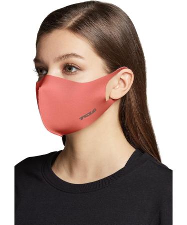 TSLA Copper Infused Face Mask for Men & Women - Washable Reusable UPF 50+ Breathable X-Large Red - International Shipping Available - Buy Online on GoSupps.com