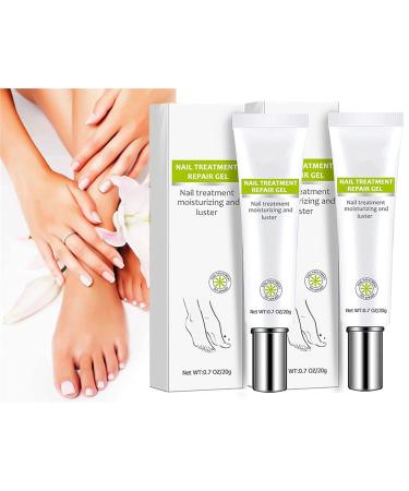 2Pcs Efero Nail Treatment Repair Gel Cream, Toe Be Health Instant Beauty Gel, Toe Be Health 7 Days Treatment Gel, Nail Toenail Repair Essence Gel, Restores Appearance of Discolored