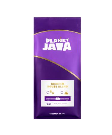 Planet Java High Roast 100% Arabica Medium Roast Coffee Beans (1kg Bag) For All Bean To Cup Machines