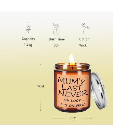 Handmade Lavender Soy Wax Candle - 200g, 50 Hours Burn Time - Aromatherapy Gift for Women (Mum) - Buy Online on GoSupps.com