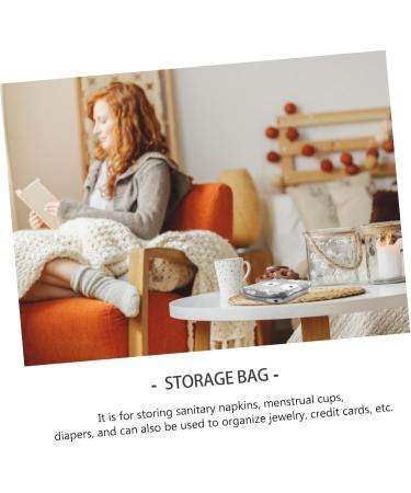 Plafope Mini Bandage Bags Set for Women | Cosmetics Organizer & Credit Card Holder | Stylish Menstruation Cup & Tie Bags - Buy Online on GoSupps.com