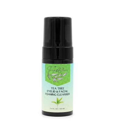 Twig & Olive Tea Tree and Green Tea Foaming Cleanser - Fast Acting, Non-Irritating, Vegan Formula for Makeup Removal and Deep Cleansing - Buy Online on GoSupps.com