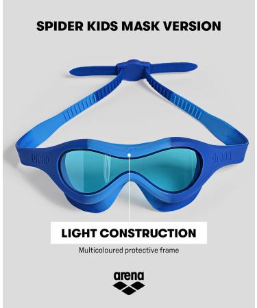 Buy Arena Spider Kids Mask - Anti-Fog Swimming Goggles for Children | UV Protection & Comfortable Fit - Buy Online on GoSupps.com