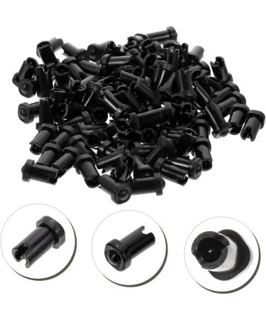 Homoyoyo Aiguilles pour Flacons de Colle Extension de Cils 100 Pi ces Petite Taille Plastique Noir pour Professionnels et Particuliers Usage Beaut Extension de Cils - Buy Online on GoSupps.com
