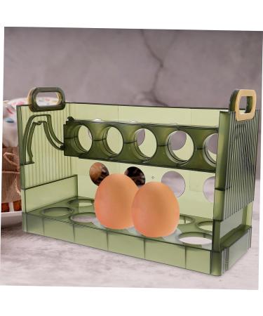 PRETYZOOM Egg Holder Egg Storage Box Plastic Drawers Plastic Eggs Egg Organizer for Refrigerator High Capacity Clamshell 1 - Buy Online on GoSupps.com
