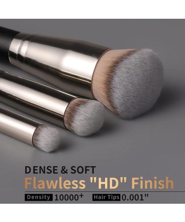 Foundation & Concealer Kabuki Brush Set for Flawless Makeup Application - Buy Online on GoSupps.com