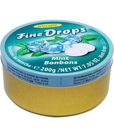 Woogie Fine Drops Hard Candy Tin - Lemon Mint and Wild Berries Flavours 200 g - Pack of 3 Fruit Candy Tin Cans - Buy Online on GoSupps.com