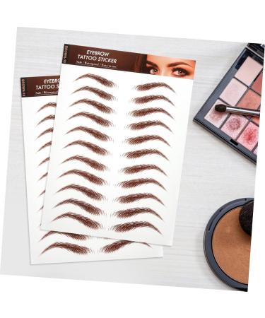 DRESSOOS 5 Sheets eyebrows makeup sticker eyebrow stickers fake eyebrow stickers sticker - Buy Online on GoSupps.com
