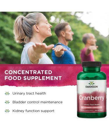 Swanson Cranberry Softgels - 180 Count for Urinary Health & Antioxidant Support - Buy Online on GoSupps.com