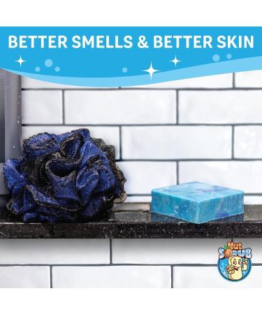 Nut Scrub All-Natural Deodorant Bar Soap for Men | Moisturizing Organic Ingredients | Handmade in USA - Ocean Waves | 5oz - Buy Online on GoSupps.com