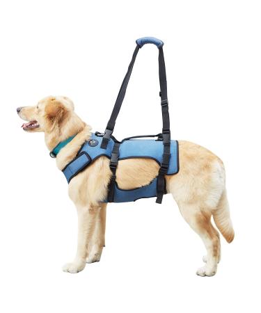 COODEO Dog lifting harnesses support and recreation loops pet rehabilitation lifting nerves adjustable breathable straps for old disabled XXL blue - Buy Online on GoSupps.com