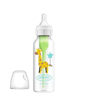 Dr. Brown's Natural Flow Anti-Colic Options+ Narrow Baby Bottles 8 oz/250 mL - 6 Pack with Level 1 Nipple, 0m+ - Balloon Animals Gift Set - Buy Online on GoSupps.com