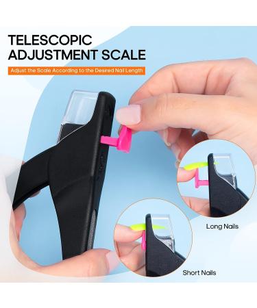 AORAEM Adjustable Nail Clippers & File - False Nail Cutter Tool for Extensions - Home DIY Black - Buy Online on GoSupps.com