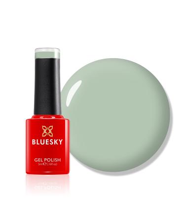 BLUESKY Gel Nail Polish Centre Stage Mini FW04 Grey Sage Green Long Lasting Chip Resistant 5 ml Requires Drying Under UV LED Lamp