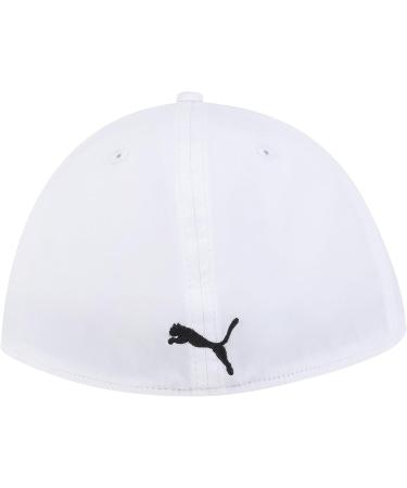 PUMA Stretch Fit Cap White/Black - Large-X-Large Size - Buy Online on GoSupps.com