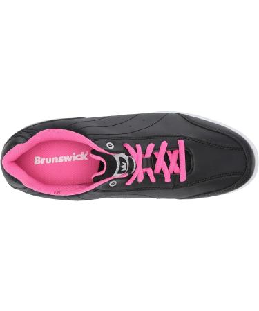 Brunswick Women's Slide Bowling Shoes 7.5 Black/Pink - Stylish and Comfortable - Buy Online on GoSupps.com
