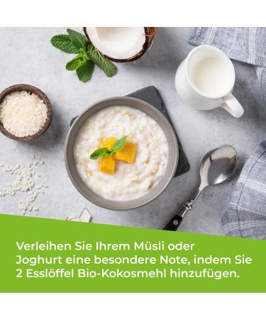 MeaVita Organic Coconut Flour 1 Pack (1 x 500 g) - Buy Online on GoSupps.com