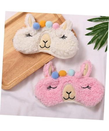 FOMIYES 6 Pcs Sherpa Fleece Eye Masks Plush Sleep Masks for Women & Kids Travel-Friendly Animal Sleeping Masks - Buy Online on GoSupps.com
