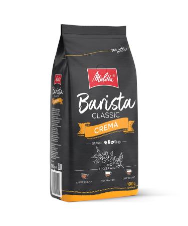 Melitta Barista Classic Crema entire coffee beans 1kg uncomfortable coffee beans for fully automatic coffee medium roasting strength 3 crema 1 kg (1 Pack) - Buy Online on GoSupps.com