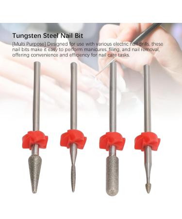 Nail Grinding Head Multi Functional Tungsten Steel Manicure Drill Bits for Salon - Buy Online on GoSupps.com