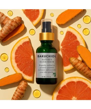 Nature Skin Shop Bakuchiol Serum - Natural Retinol Alternative for the Appearance of Fine Lines & a More Youthful Look - Gentle Pro-Aging Serum for Sensitive Skin - Buy Online on GoSupps.com