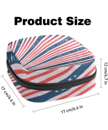 MUOOUM Abstract USA Flag Menstrual Cup Pouch & Storage Bag - Buy Online on GoSupps.com