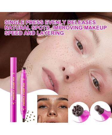 Waterproof Facial Spots Pen 28ml Fake Freckle Stamp Natural Appearance Double Head Make Up Tool Special Effect Halloween - Buy Online on GoSupps.com
